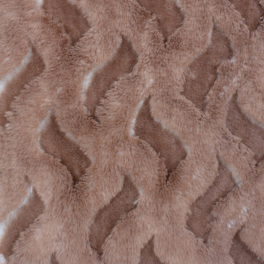 Minky -DISCONTINUED- Lux Snuggle Cora Whispy FAWN From EZ Fabric