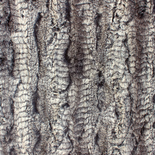 Minky- Luxe Cuddle Crushed Gator in Black from EZ Fabrics