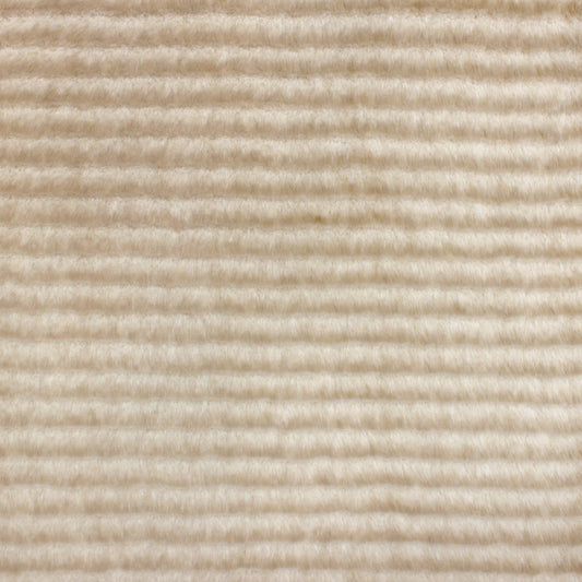 Minky -Lux Snuggle Dakota BEIGE/WHITE From EZ Fabric