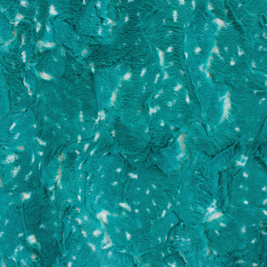 Minky- Luxe Cuddle Doe Snuggle DEEP TEAL from EZ Fabrics