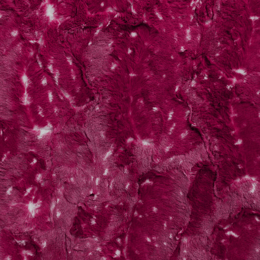 Minky- Luxe Cuddle Doe Snuggle MERLOT from EZ Fabrics