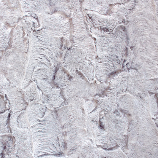 Minky- Luxe Cuddle Dusted Doe Snuggle Luxury Frosted CHARCOAL from EZ Fabric
