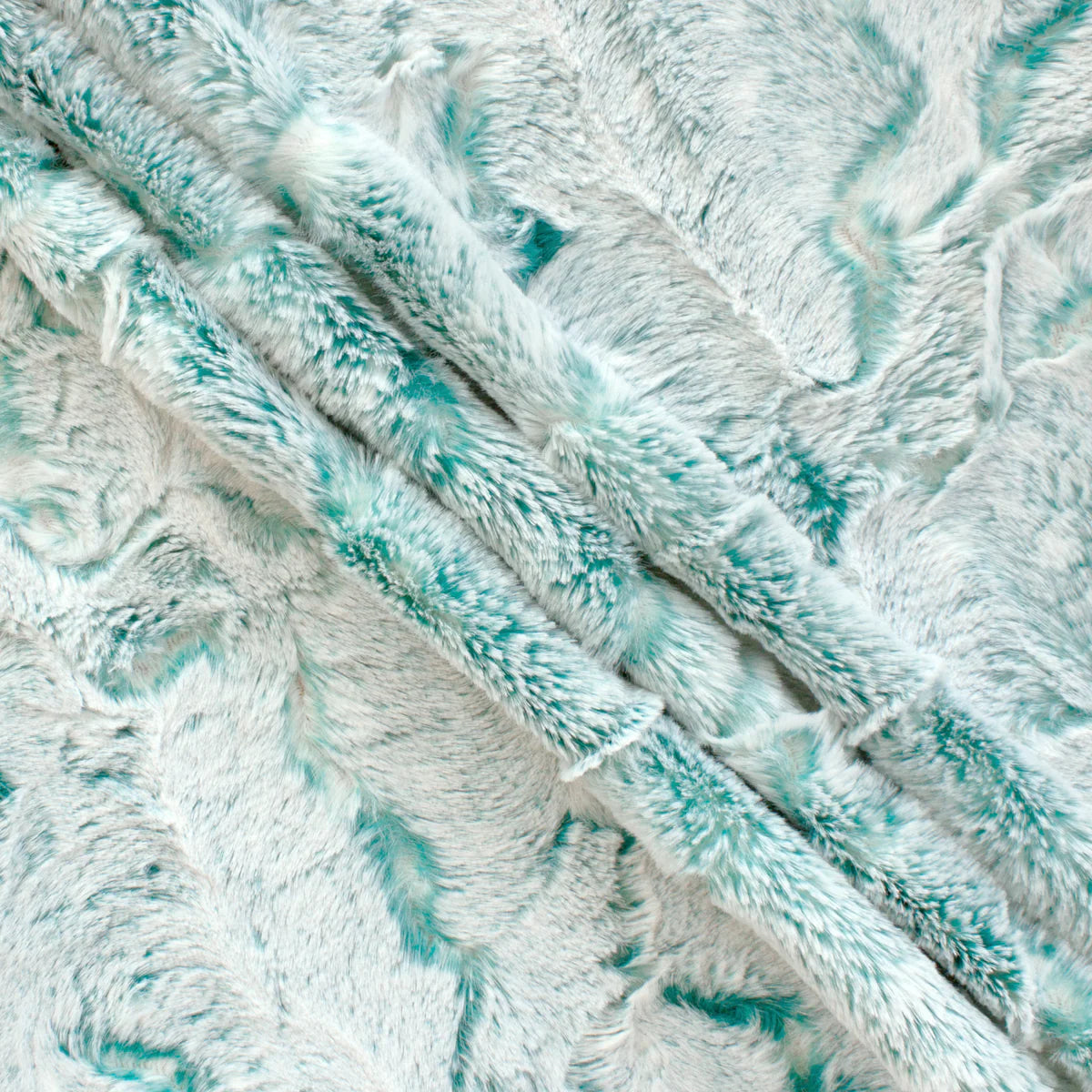 Minky- Luxe Cuddle Dusted Doe Snuggle Luxury Frosted DEEP TEAL from EZ Fabrics