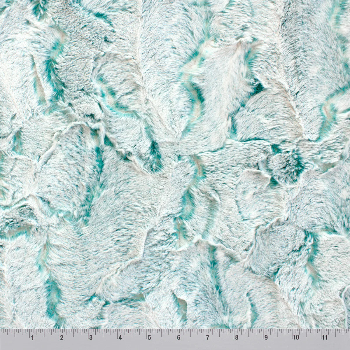 Minky- Luxe Cuddle Dusted Doe Snuggle Luxury Frosted DEEP TEAL from EZ Fabrics