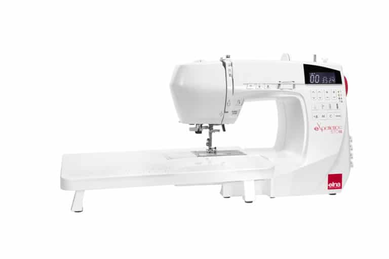 Elna Excellence 570a includes Alphabet, Extension Table, and Hard Case