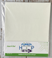 Floriani Hoop N Go 10" Heat N Sta Fusible Tearaway -FHS 10"x12" - 25 PK