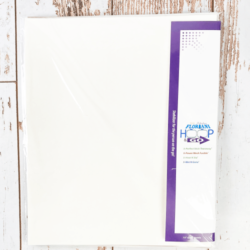 Floriani Hoop N Go 15" 5 pcs/each -MULTI 15"x20"-20 PK