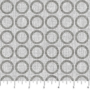 Flannel - Urban Oasis Circles in Light Gray from Northcott Fabrics