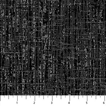 Flannel - Urban Oasis Black Tweed from Northcott Fabrics