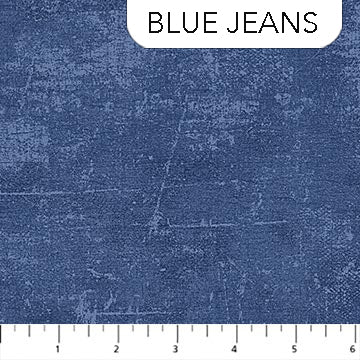 Flannel - Canvas Blue Jeans from Northcott Fabrics