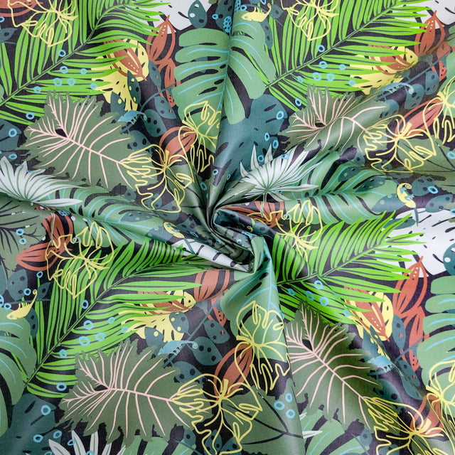 LUAU 58" Wide Laminated Cotton Fabric from Splash Fabrics by the Half Yard