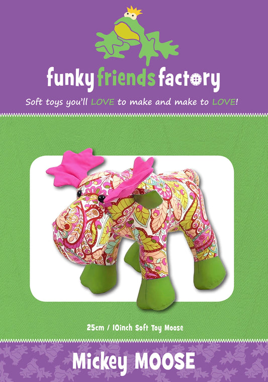 Funky Friends Pattern - Mickey Moose