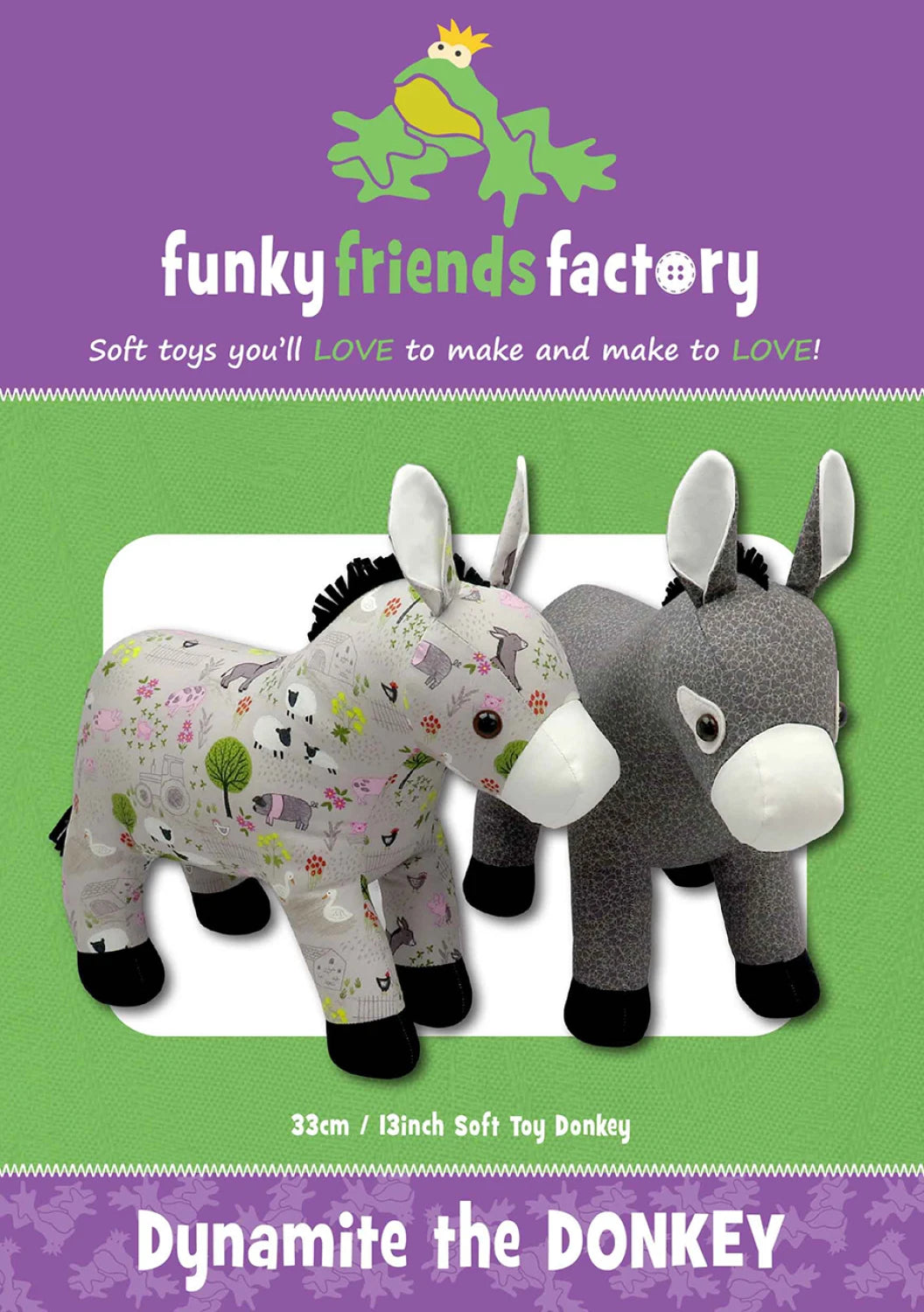 Funky Friends Pattern - Dynamite The Donkey Pattern