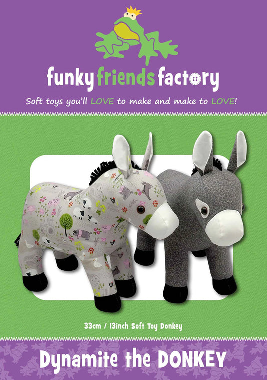Funky Friends Pattern - Dynamite The Donkey Pattern