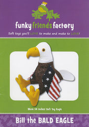 Funky Friends Pattern - Bill The Bald Eagle Pattern