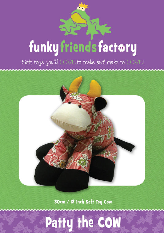 Funky Friends Pattern - Patty The Cow