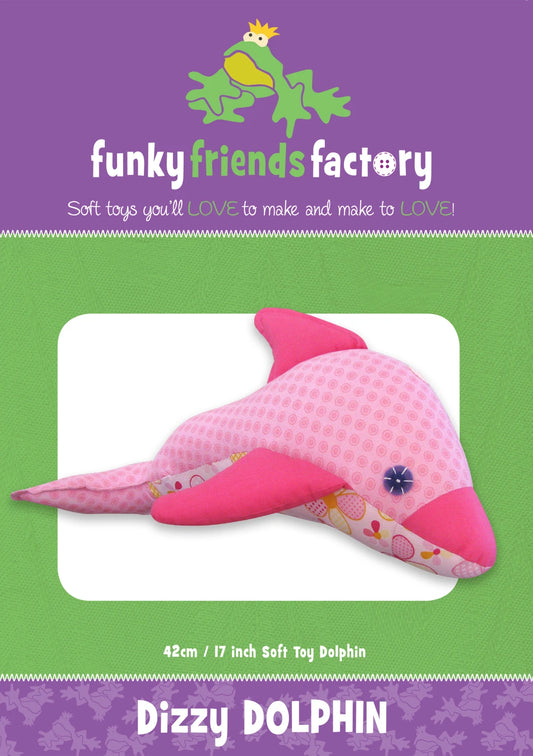 Funky Friends Pattern - Dizzy Dolphin