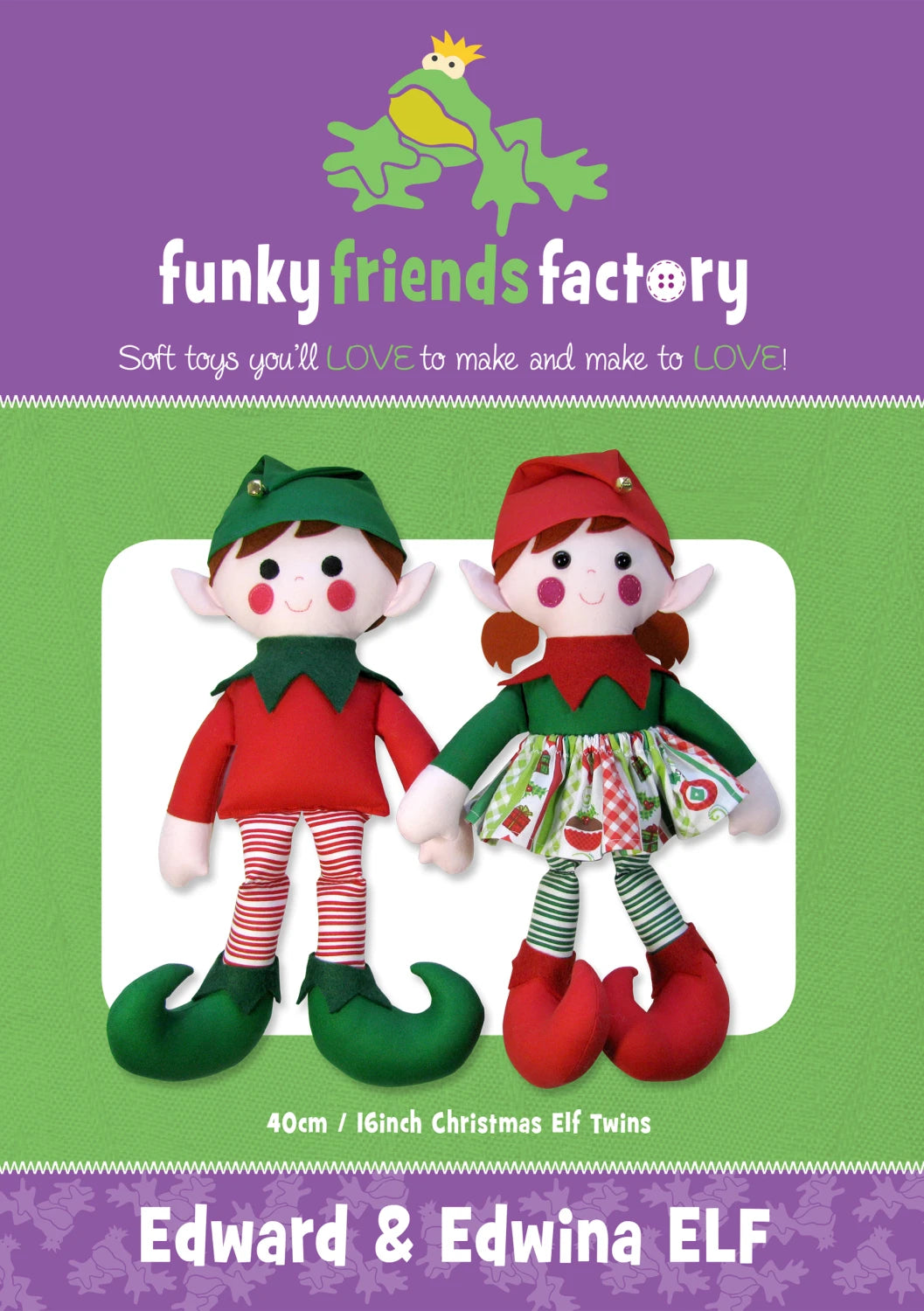 Funky Friends Pattern - Edward & Edwina Elf