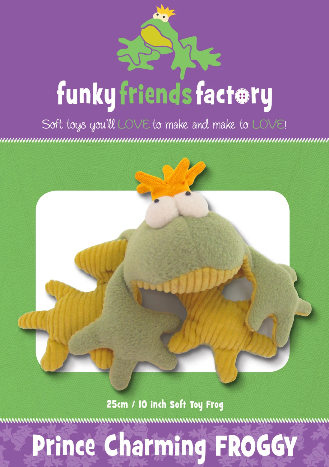 Funky Friends Pattern - Prince Charming Frog