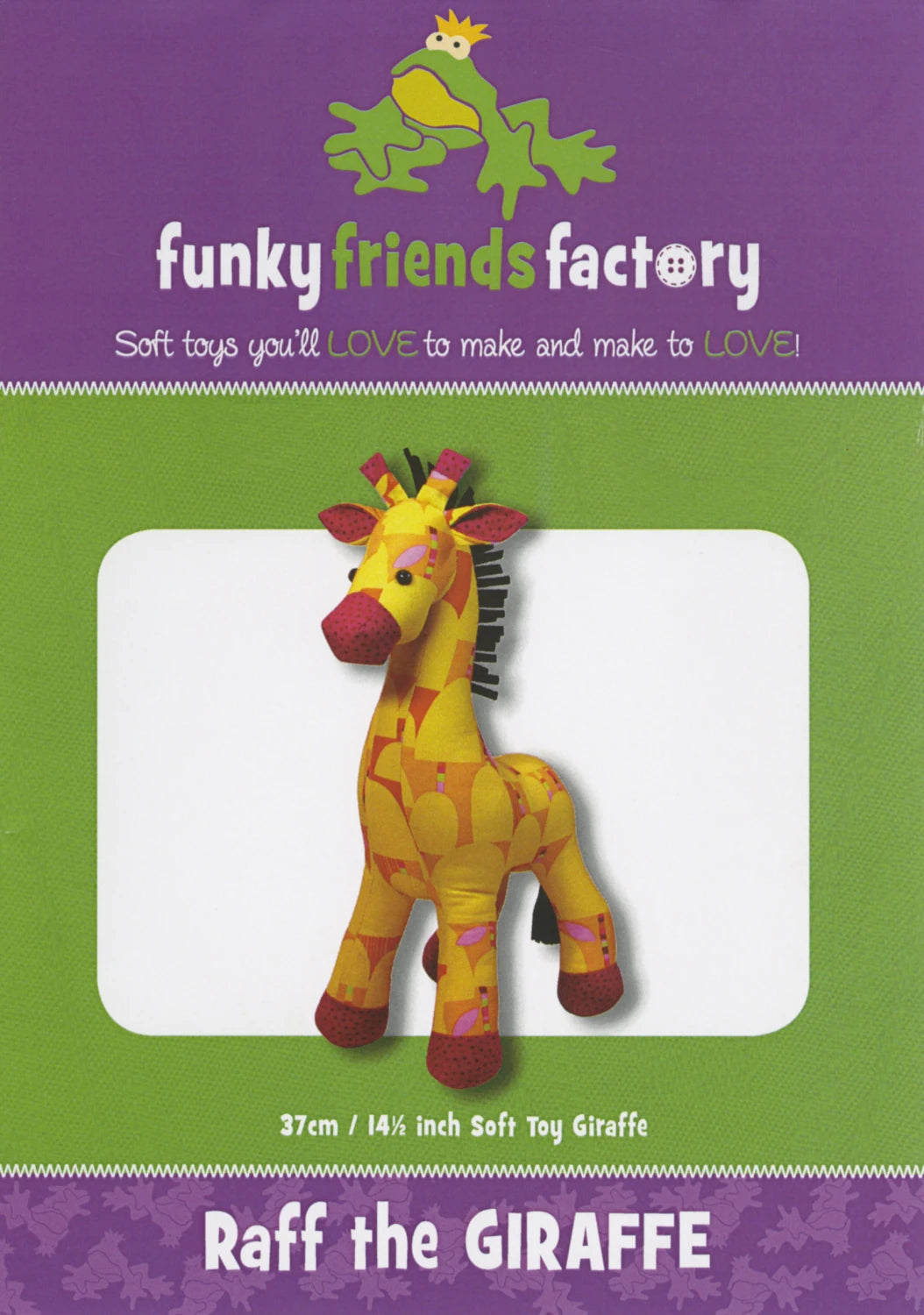 Funky Friends Pattern - Raff Giraffe