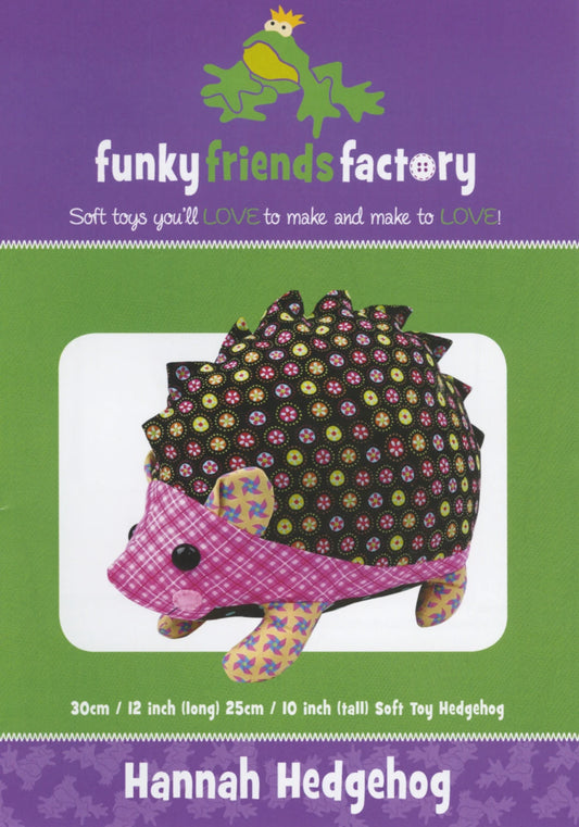 Funky Friends Pattern - Hannah Hedgehog