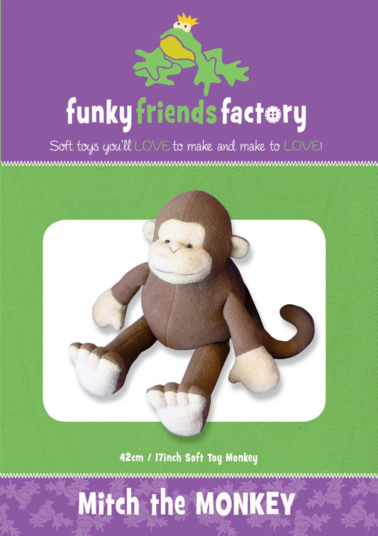 Funky Friends Pattern - Mitch The Monkey