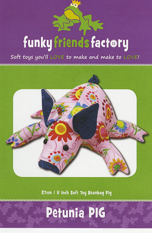 Funky Friends Pattern - Petunia Piglet
