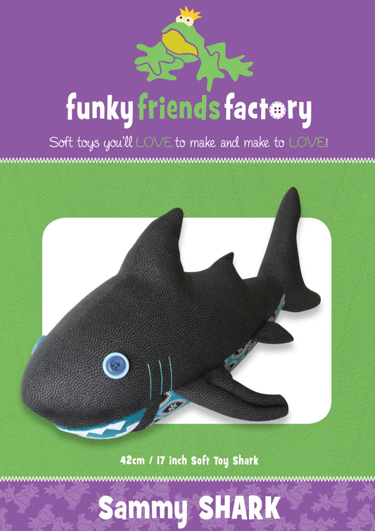 Funky Friends Pattern - Sammy Shark