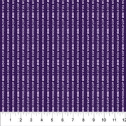 "FIFA World Cup" Stripes in Purple from the FIFA World Cup 26 Collection - Northcott Fabrics