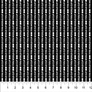 "FIFA World Cup" Stripes in Black from the FIFA World Cup 26 Collection - Northcott Fabrics