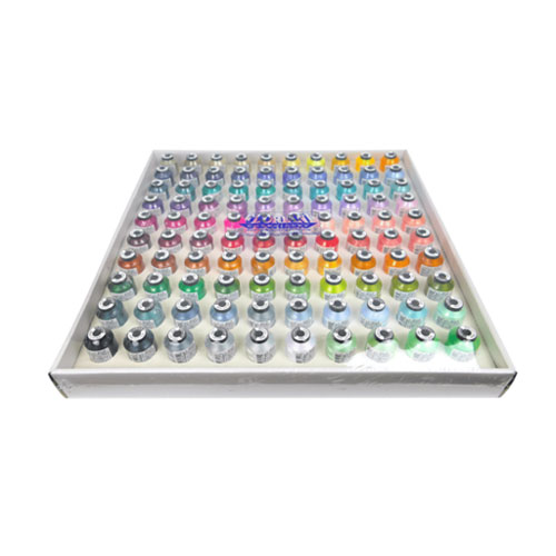 Floriani Top 100 Thread Set #2  - 40 Weight Polyester - 100 Spools