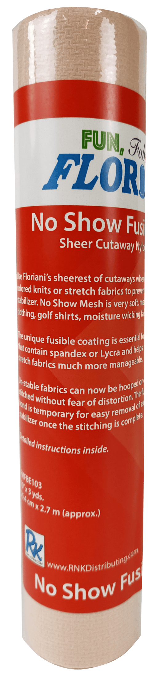Floriani Water Soluble Topping 15" x 10 yds
