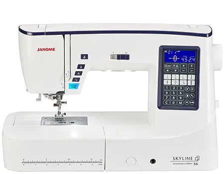 Janome Skyline S6 Anniversary Edition Sewing Machine with AcuFeed Flex Fabric Feeding System