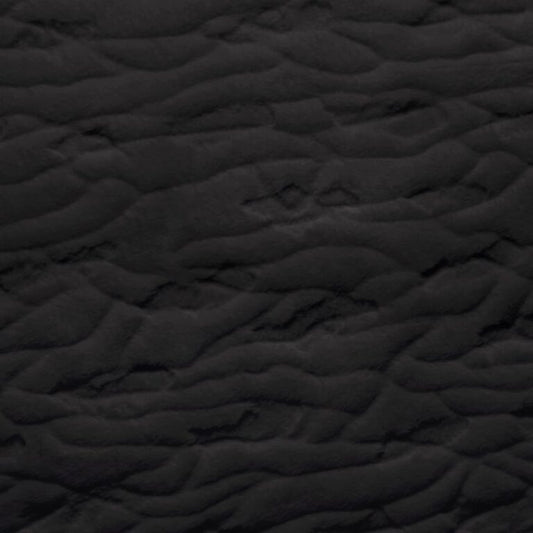 Minky -Lux Snuggle Four Seasons BLACK From EZ Fabric