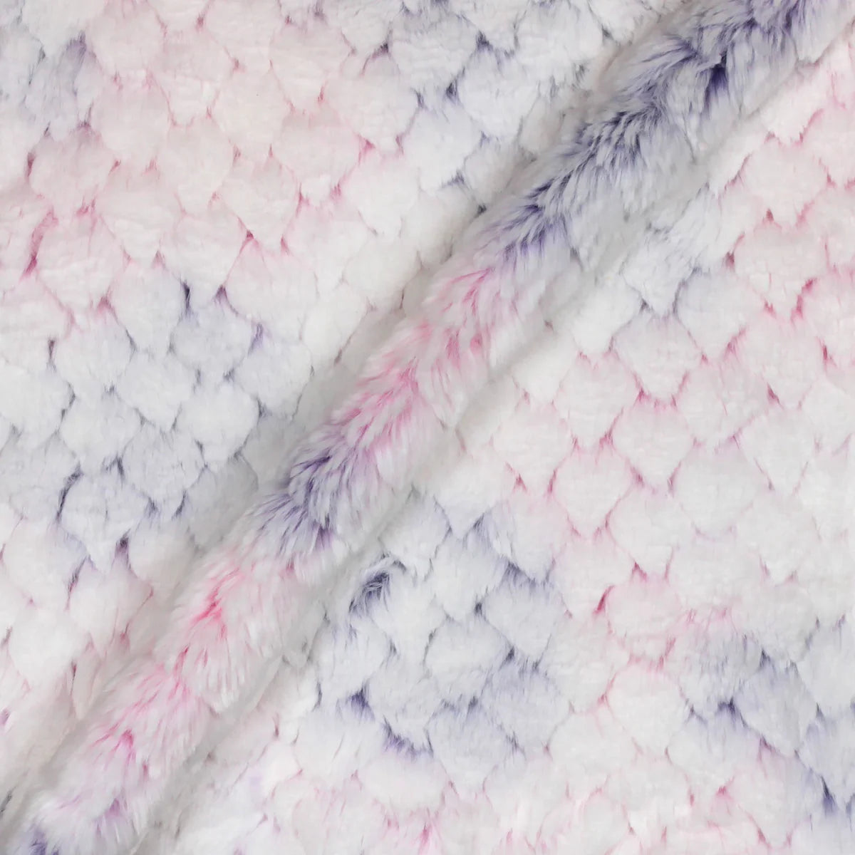 Minky -Lux Snuggle Frosted Tie Dye Modo in BLACKBERRY, ROSE & BLOOM