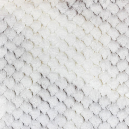 Minky -Lux Snuggle Frosted Tie Dye Modo in MUSHROOM & OFF WHITE