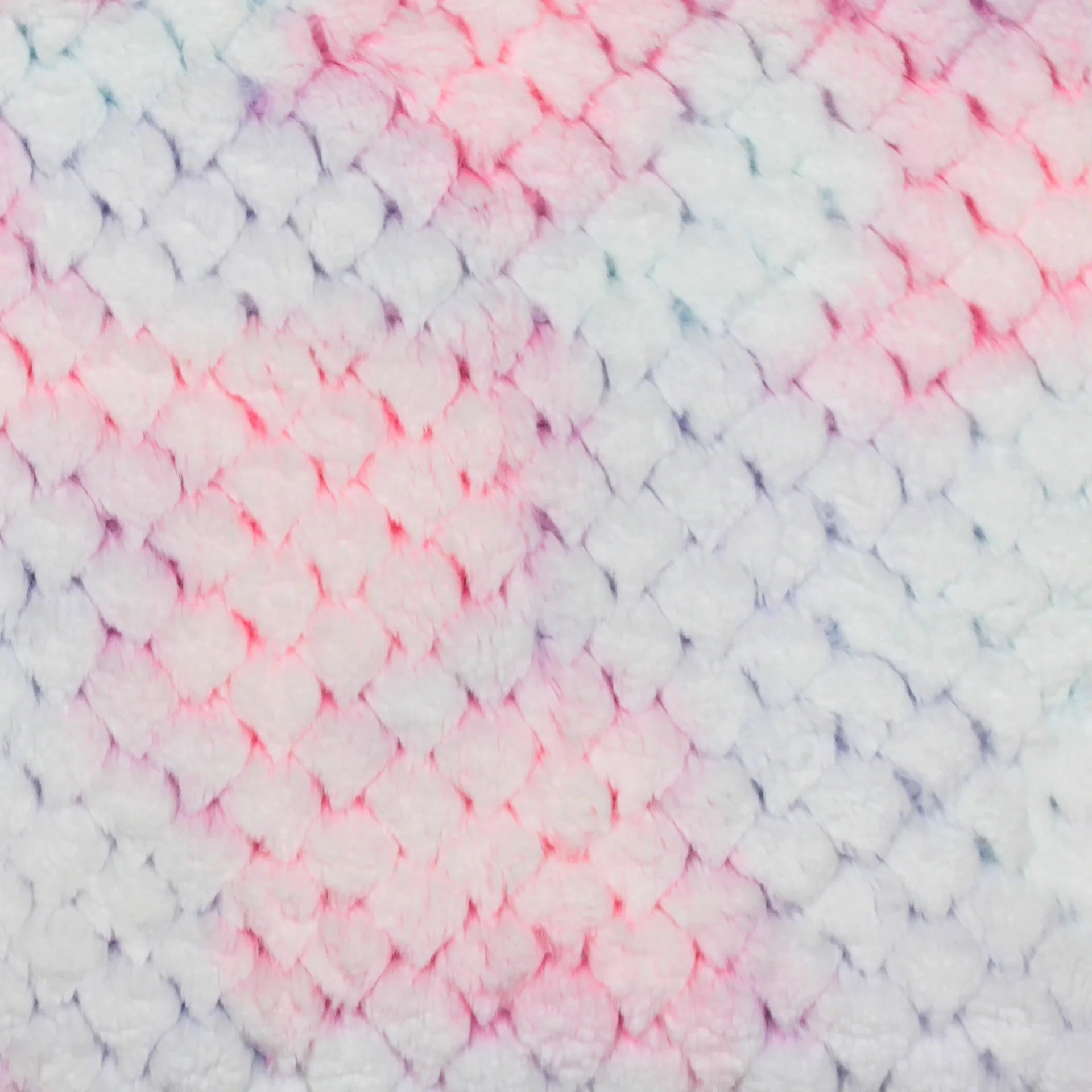 Minky -Lux Snuggle Frosted Tie Dye Modo in NEON PINK & NEON PURPLE