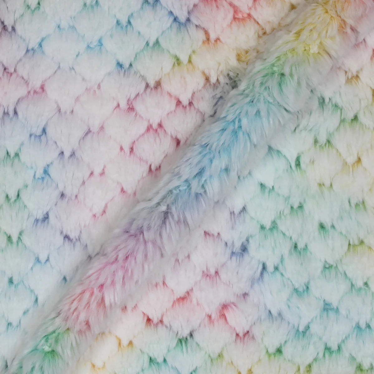 Minky -Lux Snuggle Frosted Tie Dye Modo in MULTI RAINBOW