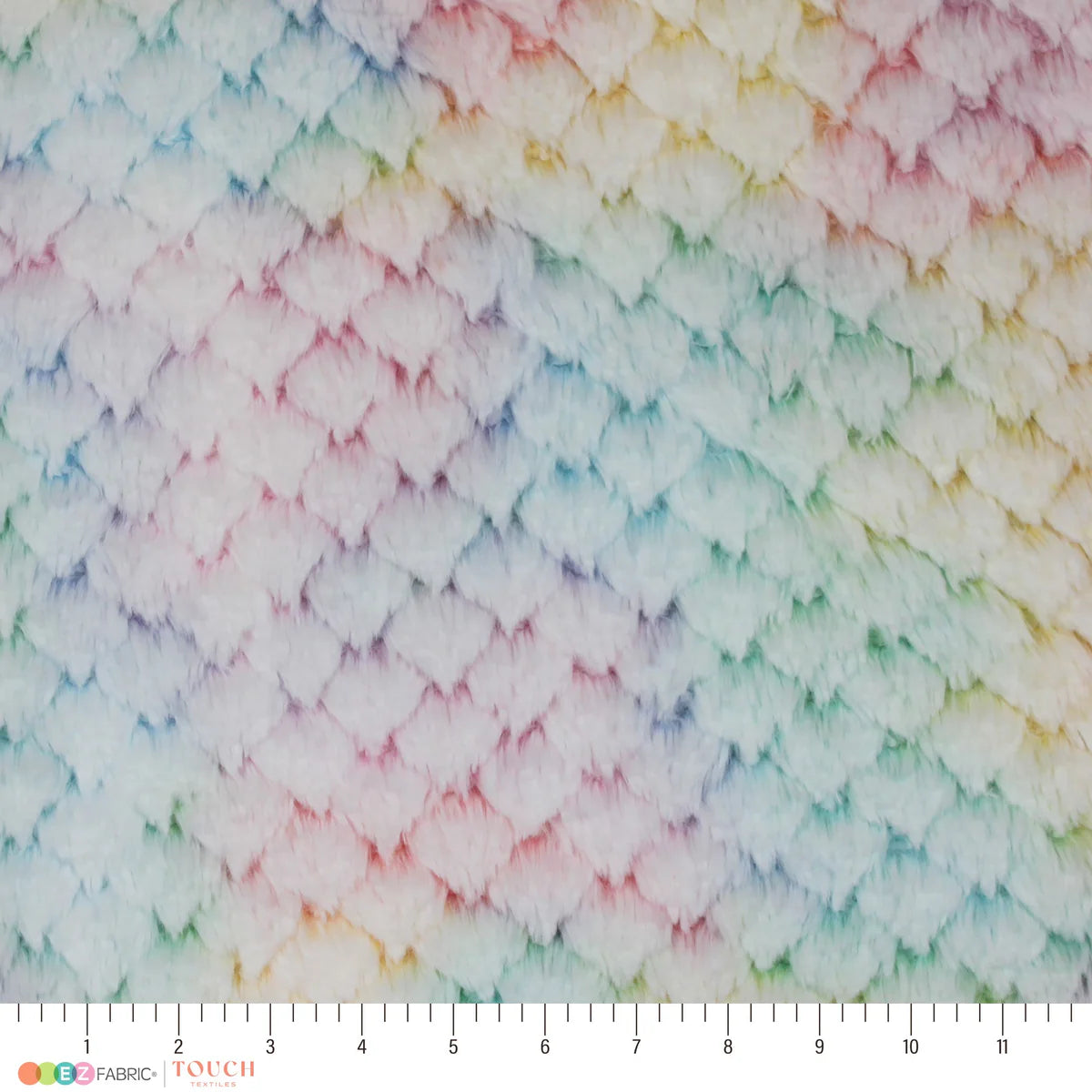 Minky -Lux Snuggle Frosted Tie Dye Modo in MULTI RAINBOW