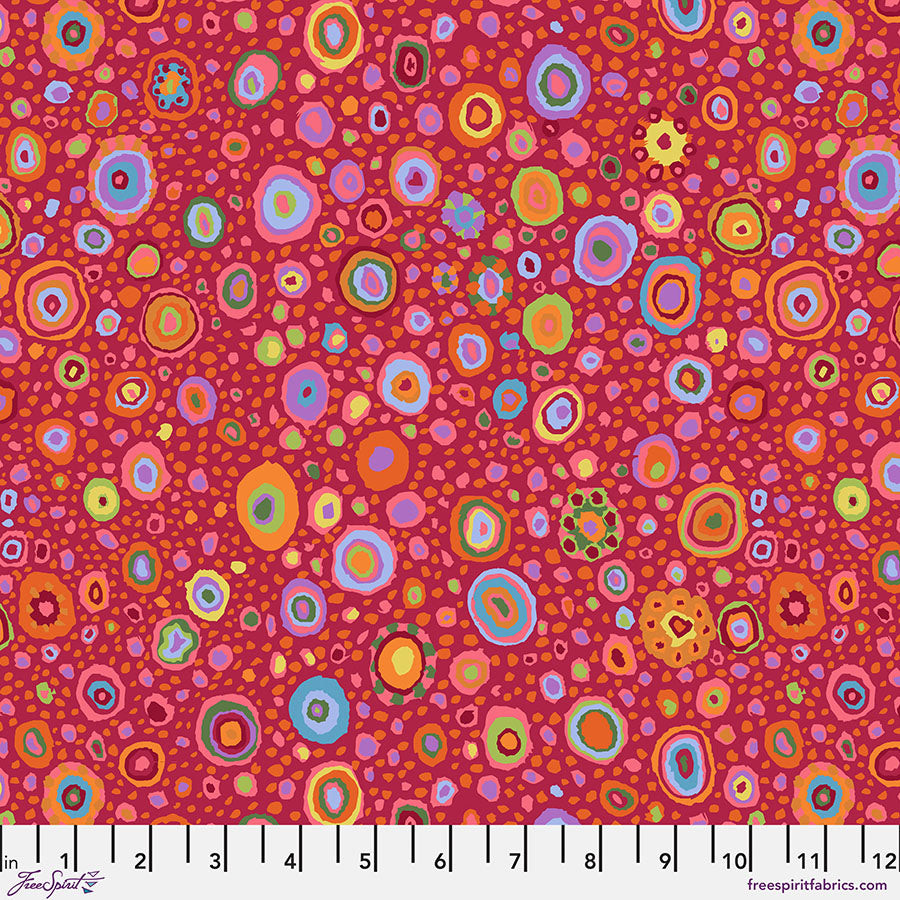 Kaffe Fassett Fabrics - Roman Glass - Red  From FreeSpirit Fabrics