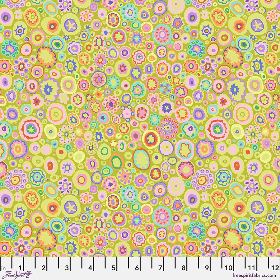 Kaffe Fassett Fabrics - Paperweight - Lime  From FreeSpirit Fabrics