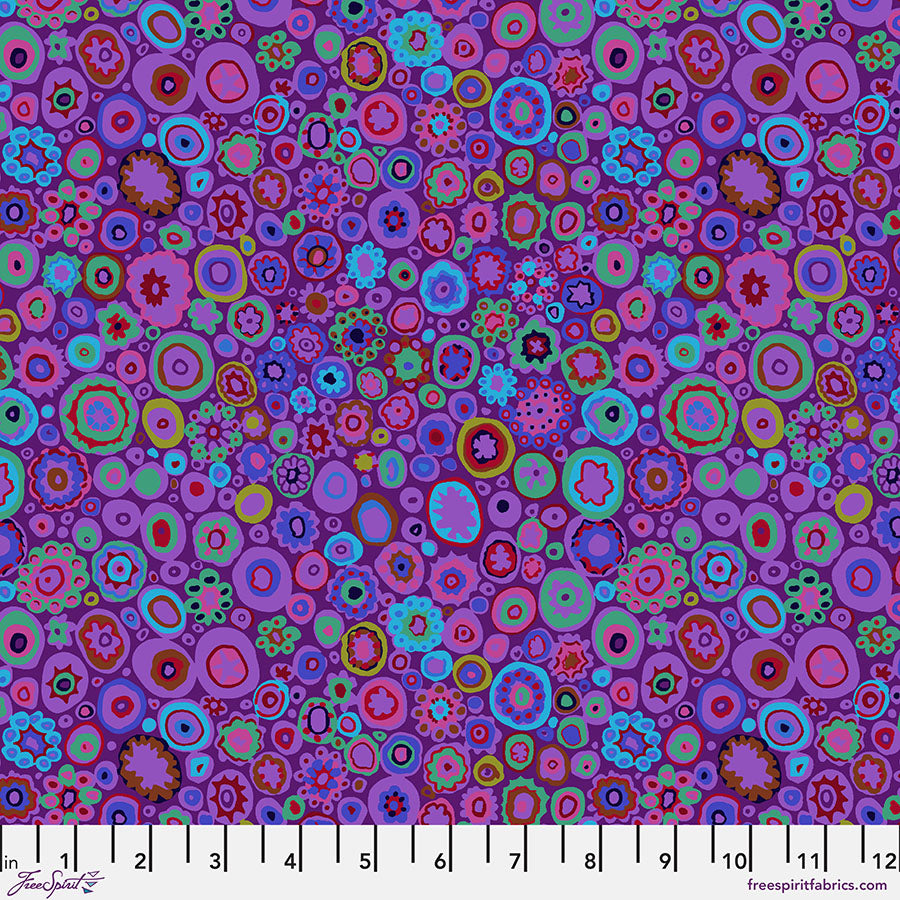 Kaffe Fassett Fabrics - Paperweight - Purple  From FreeSpirit Fabrics