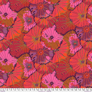 Kaffe Fassett Fabrics - Lotus Leaf - Wine  From FreeSpirit Fabrics