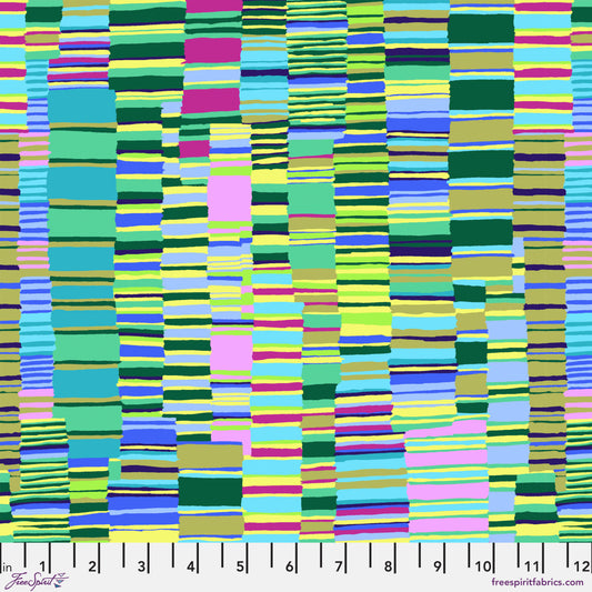 Kaffe Fassett Fabrics - Shirt Stripes - Green  From FreeSpirit Fabrics