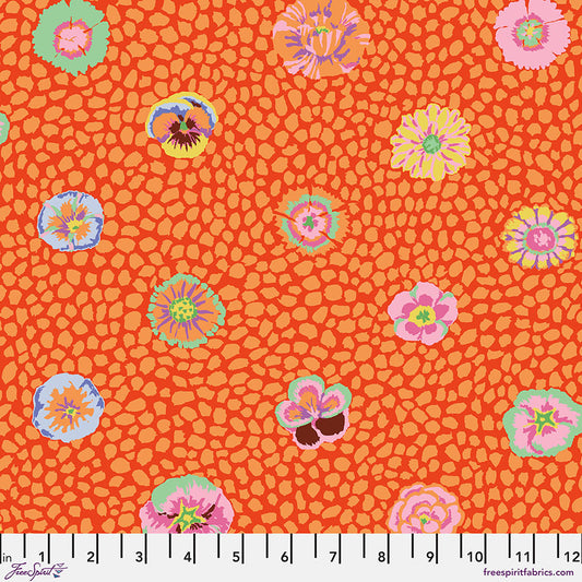 Kaffe Fassett Fabrics - Guinea Flower - Apricot  From FreeSpirit Fabrics
