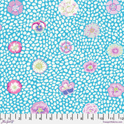 Kaffe Fassett Fabrics - Guinea Flower - Turquoise  From FreeSpirit Fabrics