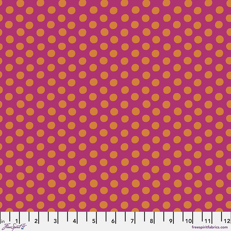 Kaffe Fassett Fabrics - Spot - Magenta  From FreeSpirit Fabrics