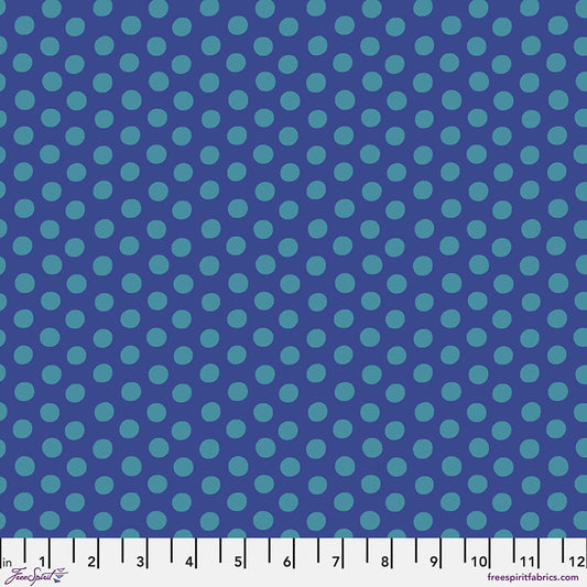 Kaffe Fassett Fabrics - Spot - Sapphire  From FreeSpirit Fabrics