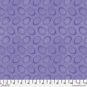 Kaffe Fassett Fabrics - Aboriginal Dot - Iris  From FreeSpirit Fabrics
