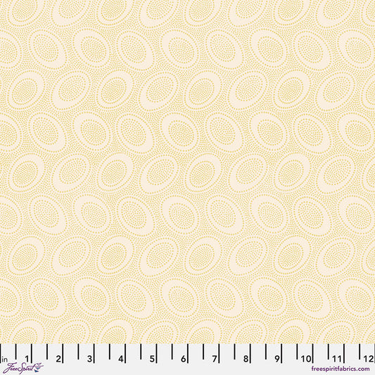 Kaffe Fassett Fabrics - Aboriginal Dot - Ivory  From FreeSpirit Fabrics